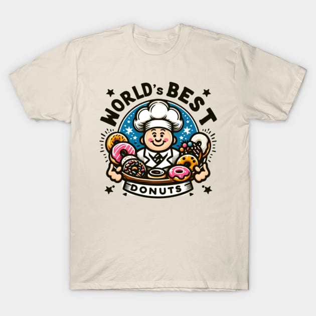 World's Best Donuts T-Shirt by Donut Duster Designs